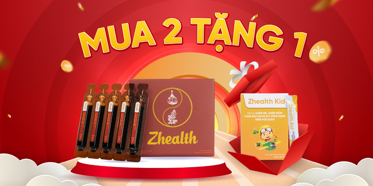 Mua 2 zhealth tặng 1 zhealth kid