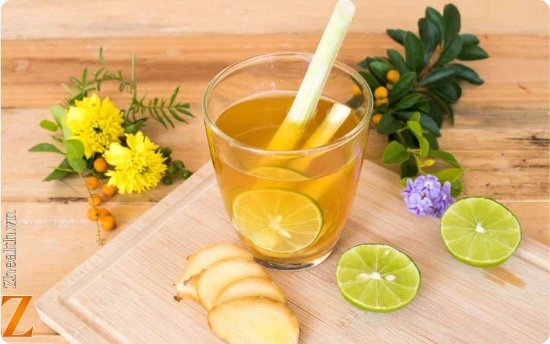 Nước chanh gừng mật ong giảm ho hiệu quả tại nhà