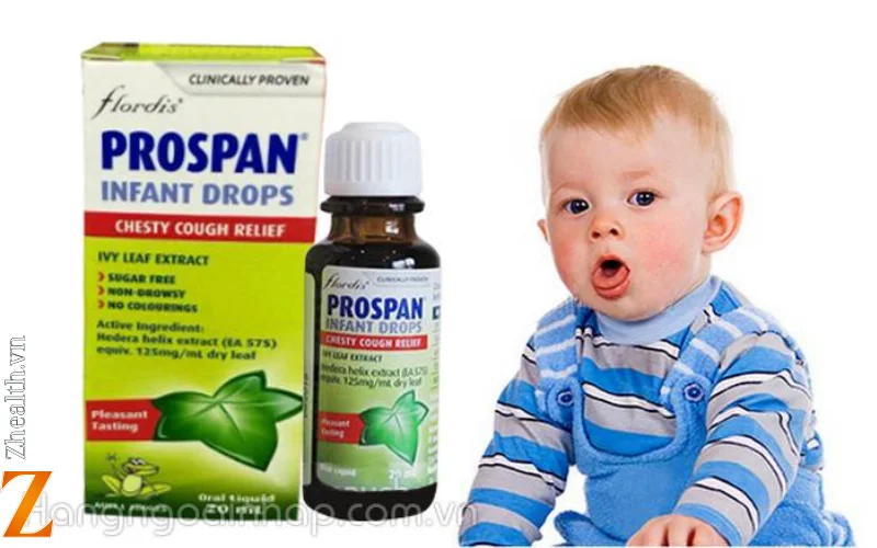 Sản phẩm siro ho prospan cho trẻ